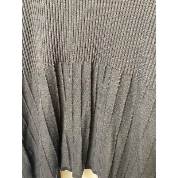 Investments II Women's Black Ribbed Long Sleeve Open Cardigan Size 1X - Picture 4 of 7